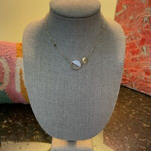 Laundry by Shelli Segall Gold Chain Necklace with White Pendant